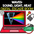 Waves Digital Escape Room, Waves Breakout Room, Test Prep, Digital Learning - preview 1