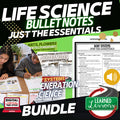 Life Science Notes Bundle | Guided Notes, Bullet Notes, NGSS Science Activities - preview 1