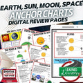Earth Sun Moon Space Anchor Charts, Science Posters, Earth Science Anchor Charts - preview 1
