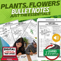 Plants Outline Notes, Plants Bullet Notes, Life Science Curriculum - preview 1