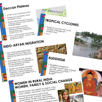 South Asia Guided Notes & PowerPoints World Geography Guided Notes - preview 4