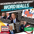 Modern U.S. History Word Wall | Clinton Bush Obama Trump Vocabulary Posters - preview 1