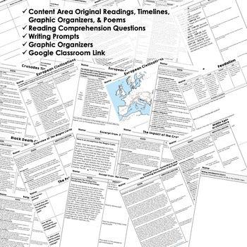 Middle Ages DBQ Reading Activity Google World History DBQ Reading - preview 2