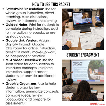 Federalist Era Guided Notes and PowerPoints Google & Flipped Classroom - preview 3
