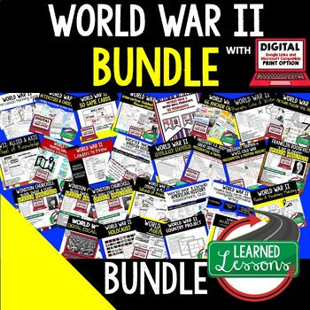 World War II Activities Bundle | WWII Print & Digital Lessons for U.S. History - preview 1
