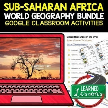 Sub-Saharan Africa Geography Bundle | World Geography Activities | Print & Digit - preview 4