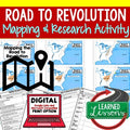 Road To Revolution Map Activity and Research, Mapping the Road to Revolution - preview 1