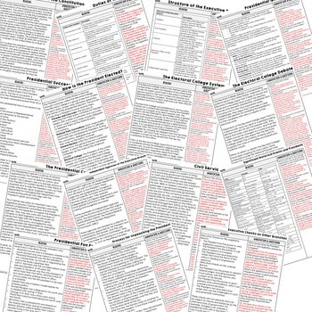 The Executive Branch DBQ Reading Activity, Google, Civics DBQ, Close Reading - preview 3