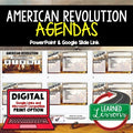 American Revolution Agenda PowerPoint & Google Slides, American History Agenda - preview 1