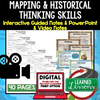 Ancient World History Guided Notes & PowerPoints Bundle | Print + Google - preview 4
