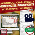 Reproduction Heredity Guided Notes and PowerPoints, Life Science Guided Notes - preview 1