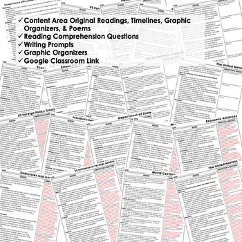 US Foreign Policy DBQ Reading Activity Google Civics DBQ Close Reading - preview 2