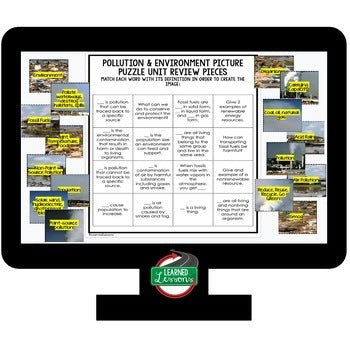 ENERGY USE Activity Picture Puzzle Physical Science Activity Vocabulary - preview 4