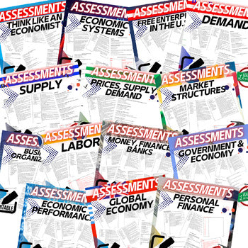 Labor and Workforce Assessments, Economics Tests, Economics Quizzes - preview 4