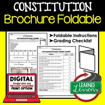 Constitution Activity, Constitution Foldable - preview 1