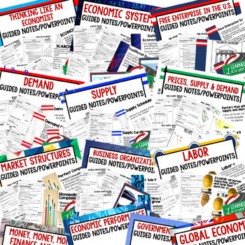 Economics Guided Notes & PowerPoint Bundle | Free Enterprise | Print & Digital - preview 4