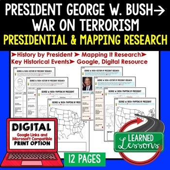 President George W. Bush Research & Mapping, Digital Distance Learning & Print - preview 1