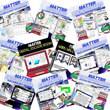 Matter Bundle | Physical Science Curriculum | NGSS Print & Digital Activities - preview 2