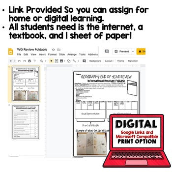 Canada Activity, Canada Geography Foldable - preview 2
