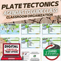 Plate Tectonics Agenda PowerPoint & Google Slides, Earth Science Agenda - preview 1