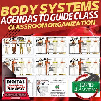 Body Systems Agenda PowerPoint & Google Slides, Life Science Agenda - preview 1