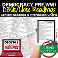 Democracy Pre WWI DBQ Reading Activity Google World History DBQ Reading - preview 1