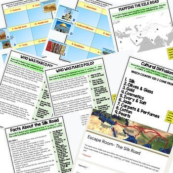 The Silk Road Digital Escape Room, Breakout Room Test Prep, Google - preview 2