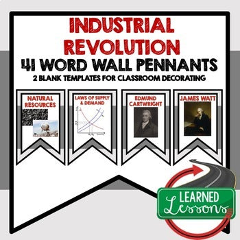 The Industrial Revolution Word Wall World History Word Wall World History Poster - preview 1