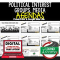 Interest Groups & Media Agenda PowerPoint & Google Slides Civics Agenda - preview 1