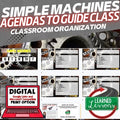 Simple Machines Agenda PowerPoint & Google Slides, Physical Science Agenda - preview 1