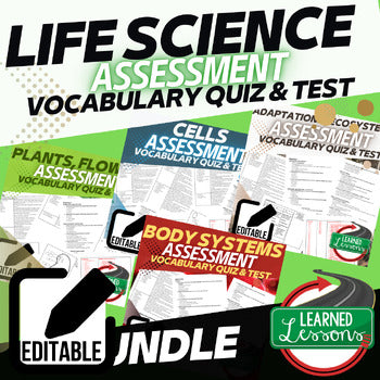 Ecology Assessments, Test, Quiz, Life Science Assessments - preview 3