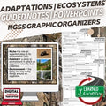 Adaptations Guided Notes and PowerPoints NGSS, Life Science Guided Notes - preview 1