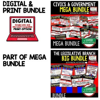 Legislative Branch Agenda PowerPoint & Google Slides, Civics Agenda - preview 2