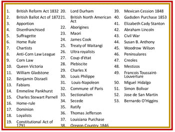 Democracy & Reform Word Wall World History Word Wall World History Posters - preview 2