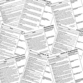 Elements of Life Science Reading Comprehension Passages and Questions Google - preview 2