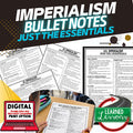Imperialism Outline Notes, Imperialism Bullet Notes, Unit Review - preview 1