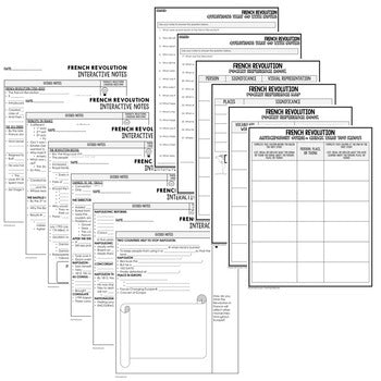 French Revolution Guided Notes & PowerPoints, Digital and Print - preview 2