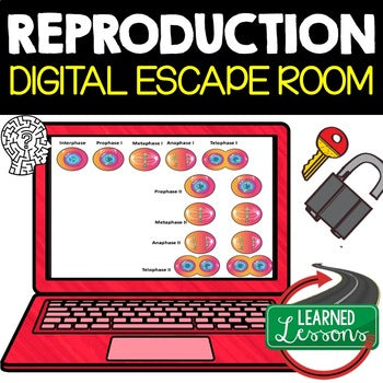 Reproduction Digital Escape Room, Reproduction Activity Life Science Escape Room - preview 1