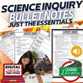 Science Inquiry Outline Notes, Bullet Notes, NGSS - preview 1