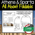 Athens and Sparta Activity, All About Foldable (Interactive Notebook) - preview 1