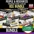 Geography Bundle | Population, Culture, Resources & Land Use Activities - preview 1