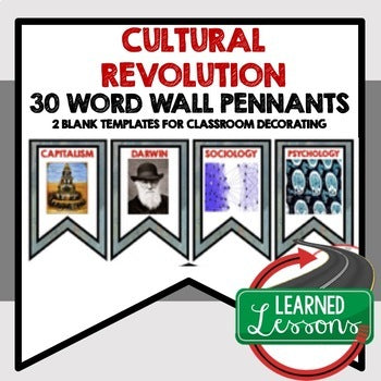 Cultural Revolution Word Wall World History Word Wall World History Posters - preview 1