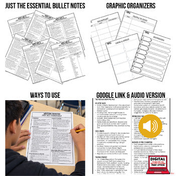 Cold War Outline Notes, Cold War Bullet Notes, Unit Review - preview 2