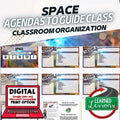 Space Agenda PowerPoint & Google Slides, Earth Science Agenda - preview 1
