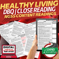 Healthy Living Science Reading Comprehension Passages and Questions Google - preview 1