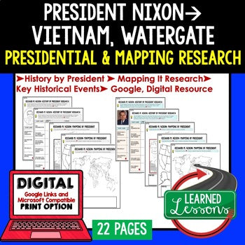 President Richard M. Nixon Research & Mapping Print and Digital Google - preview 1
