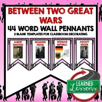 1920s 1930s Word Wall World History Word Wall World History Posters - preview 1