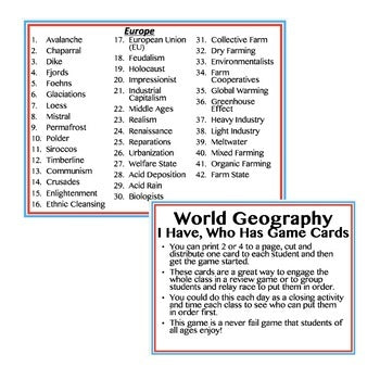 Europe Game Cards, Geography Test Prep, Print & Digital Distance Learning - preview 3