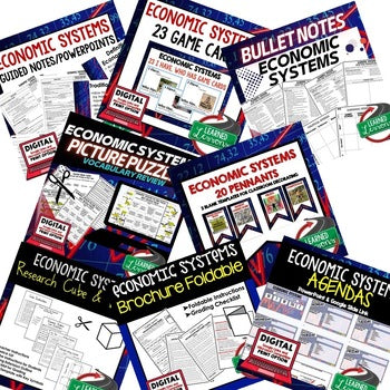 Economic Systems Activities Bundle | Economics | Print & Digital - preview 2
