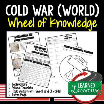 Cold War Activity, Wheel of Knowledge (Interactive Notebook) - preview 1